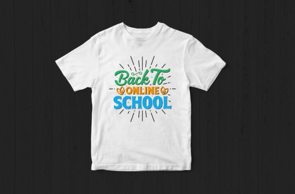 Back to Online School SVG