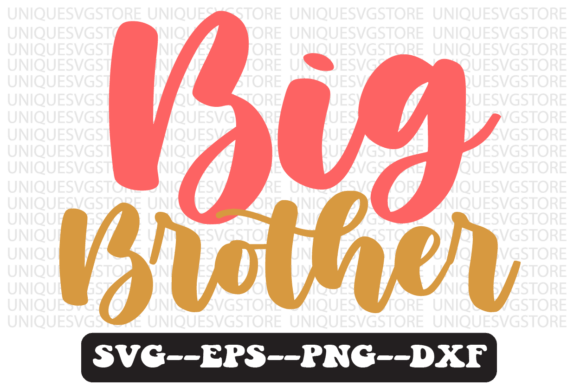 Big Brother Quote Retro SVG Graphics for Crafts