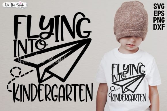 Flying into Kindergarten SVG PNG