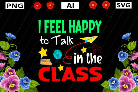 I Feel Happy to Talk in the Class: Graphics & Crafts Asset Review