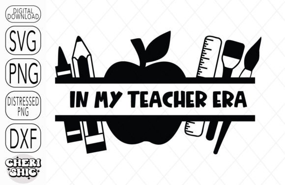 In My Teacher Era SVG: Graphics for Crafts & Branding