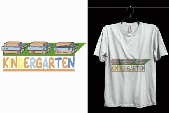 Kindergarten School T-Shirt Design: Free Graphics for Local Branding