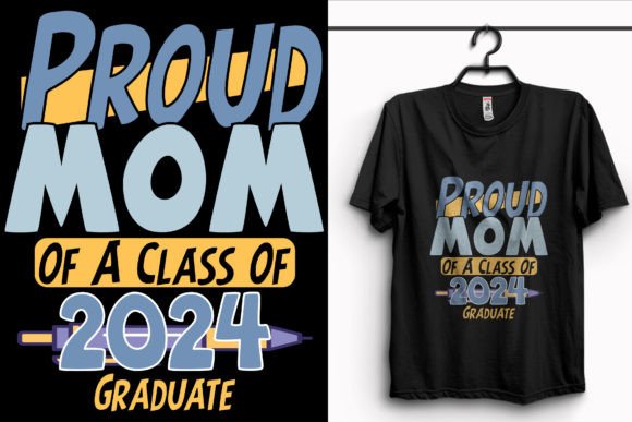 Proud Mom School T-Shirt Design