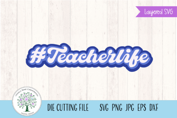 Retro Teacher Life Design for T-shirt: Graphics & Crafts Review