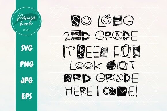 So Long 2nd Grade Graphics & T-Shirt Designs