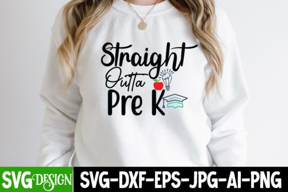 Straight Outta Pre-K SVG Cut File: Graphics Freebies That Land With Charm