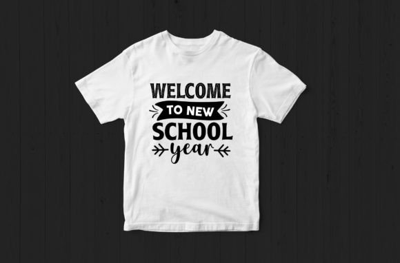 Welcome to New School Year SVG Design: Graphics & Crafts